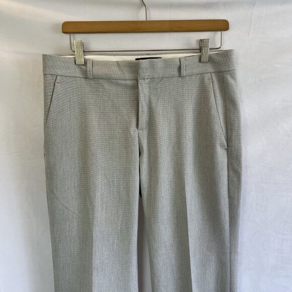 Banana Republic Logan Pants Light Gray Trousers Tailored Career Pants 4S - Picture 2 of 9